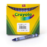 Crayola Crayons, Blue, Single Color Crayon Refill, 12 Count Bulk Crayons, School Supplies