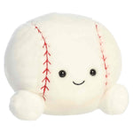 Aurora Adorable Palm Pals Party Sized Slugger Baseball Stuffed Animal - Fun Characters Now in Bigger Sizes - Perfect for Decorating Rooms and Birthday Gifts - White 7 Inches