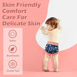 ALVABABY Swim Diapers 3pcs Baby & Toddler Reusable Waterproof Swimming Diaper for Boy's and Girl's for Swim Classes 3XBS01-12-18M