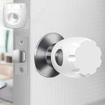 Uxoz Door Knob Safety Cover, 4 Pack Baby Safety Door Handle Cover, Screw Thread Design, Reusable, Reliable Solution to Prevent Kids from Popping Off the Covers