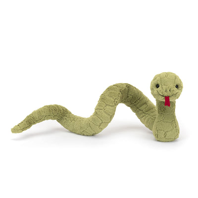 Jellycat Stevie Snake Stuffed Animal, 9.5 inches - Reptile Plush Toy - Classic Children's Gift