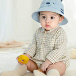 Baby Sun Hat Adjustable,Infant Toddler Summer Outdoors Beach Hat UPF50+,Sun Protection Bucket Hat