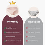 Momcozy Maternity Underwear for Women | Pregnancy Postpartum Panties | Under the Bump Bikinis | One Size