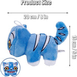 Tiger Plush Home Decor Animals Pillow for Sofa Bed Decor Throw Pillows(Derpy-A)