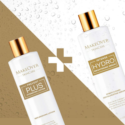 MakeOver SkinCare Deluxe Bundle - Hydro Intense for Stretch Marks Removal - Prevent Plus Stretch Marks & Scar Prevention