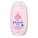 Johnson's Moisturizing Mild Pink Baby Lotion with Coconut Oil for Delicate Baby Skin, Dye-Free, Hypoallergenic & Dermatologist-Tested, Baby Skin Care, 13.6 fl. oz