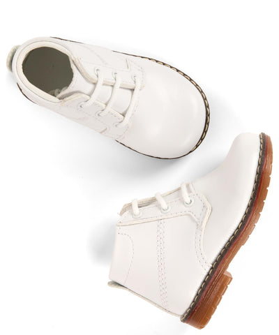Baby and Toddler Walking Shoes Lightweight Non-Slip First Walker Shoes with Ankle Support for Boys Girls & Kids (White, 18 Months)