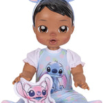 Disney Darlings 13-Inch Interactive Baby Doll – Magical Lights, Sounds, Music & Wand – Stitch-Inspired Nurturing Doll with Accessories – Multiple Skin Tones, Eye Colors – Ages 2 and Up