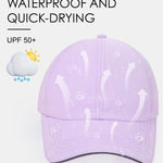 BAOPLAYKIDS Girls Criss Cross Ponytail Hat Mesh Baseball Cap Kids Quick Dry Hats Outdoor Summer Sports Hat Ponycap Age 7-12 Purple