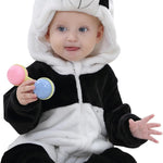 MICHLEY Unisex Baby Animal Costume Winter Autumn Hooded Romper Halloween Cosplay Jumpsuit Outfits