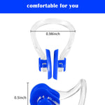 Yaomiao 6 Pcs Silicone Swimming Nose Plugs for Kids and Adults