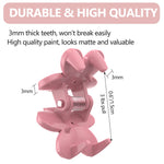ADRIONE Mini Hair Clips Pack of 100 - Colorful Tiny Flower Hair Clips for Baby Toddler Girls Women, Strong Grip for Fine Hair Bangs