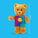 Casdon Build-A-Bear Workshop Rainbow Smiley Toy Clothes Pack | 4 Mix-and-Match Toy Outfits Includes Pajamas, Cute Hoodies & Summer Styles | Dress-Up Toy Clothes for Kids Aged 3+ | Suitable for 9" Bear