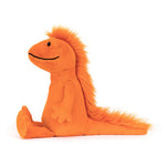 Jellycat Cruz Crested Newt Stuffed Animal, 13 inches - Amphibian Plush Toy - Classic Children's Gift