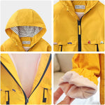 Volunboy Toddler Boys Windbreaker Casual Outerwear Kids Lightweight Zip Hooded Jacket Baby Cute Dust Coat