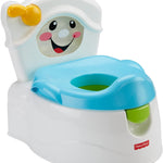 Fisher-Price Toddler Toilet Learn-to-Flush Potty Training Seat with Lights Sounds Phrases and Removable Potty Ring