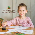 Honeysticks Flower Shaped Beeswax Crayons (12 Pack) - Non Toxic Crayons Made with Pure Beeswax, Chunky Petal Shaped, Easy To Hold And Use, Safe For Ages 1+, Gift for Toddler, Girls 3-6