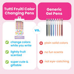 Ooly Scented Tutti Fruitti Color Changing Gel Pens Set of 6-1.00mm NIB, Color Changing as you Write, Pens for Kids and Adults, Art and Stationery Supplies