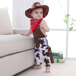 LXKIKMM May's Baby Baby Toddler Boys The Cowboy Romper Halloween Dress up Children's Clothing