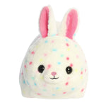 Aurora Adorable Spudsters Connie Confetti Bunny Stuffed Animal - Seasonal Plush For The Spring Season - Perfect for Kids All Ages and Animal Loving Adults - White 10.5 Inches