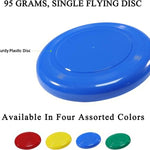 YDDS Flying Disc - 9Inch Plastic Flying Disc for Discs Set of 8 Flying Disc Bulk (95 Gram)