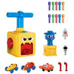 RUIWAY Balloon Launcher Car Toy Set, Balloon Car Toy with Pump, Balloon Pump Race Car Toy for Kids, Balloon Powered Car Toys, Spaceship Toy, Astronaut Figure, Crap Car for Kids 3
