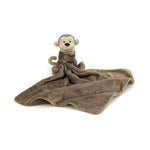 Jellycat Bashful Monkey Soother, 13.5 inches - Security Blanket & Lovey for Babies - Baby Gift