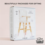 Le Toy Van - Educational Wooden Toy Role Play Beautiful Doll High Chair | Girls Pretend Play Toy Pram Playset - for Ages 3+ (TV601)