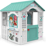 Veterinary Play House Outdoor Playset for Kids Veterinarian Indoor Playset for Pretend Play Outdoor Kids Play Set Vet