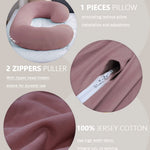 INSEN Cooling Pregnancy Pillow, Maternity Pillow with Soft Cotton Cover, C Shaped for Pregnant Sleeping (Cooling Cotton-Pink)