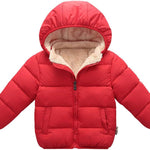 Baby Boys Girls Toddlers Winter Coats Puffer Jacket Hooded Down Snow Jacket Coat Outerwear