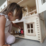 Plan Toys Victorian Dollhouse Accessosry - Basement Floor (7338)| Sustainably Made from Rubberwood and Non-Toxic Paints and Dyes