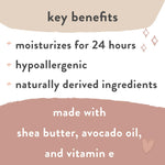 The Honest Company Honest Mama Rock The Bump Body Butter | Moisturizing Stretch Mark Cream | Shea Butter, Avocado Oil, Vitamin E | 4 oz