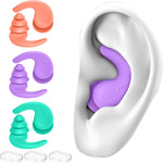 Kids Swimming Ear Plugs,3 Pairs Waterproof Reusable Silicone Child Swim Earplugs for Swimming Surfing Bathing Showering,Small Children Water Ear Plugs Suitable for Boys and Girls (Kids 6-14 Years Old)