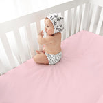 Little Grape Land Crib Sheets 2 Pack, Baby Fitted Sheets for Girls and Boys Fits Standard Size 52''x28'' Crib Mattress, Soft Breathable Toddler Bed Sheets Machine Washable, Rabbit