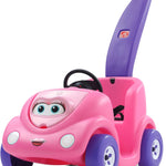 Step2 Push Around Buggy Kids Push Car, Ride On Toy, Stroller Substitute, Includes Seat Belt & Horn, Made of Durable Plastic, Max Weight 50 lbs., For Toddlers 1.5-4 Years Old, Red