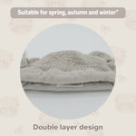 Duoyeree Kids Baby Hat Soft Warm Cable Knit Beanie Toddler Girl Fall Winter Hats(Apricot,0-6 Months)