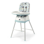 Chicco Stack 1-2-3 Multi-Use Convertible High Chair for Babies and Toddlers, 5-Point Harness and 3-Position Recline, Easy-Clean Baby High Chair Booster Stool Combo | Cadiz/Blue