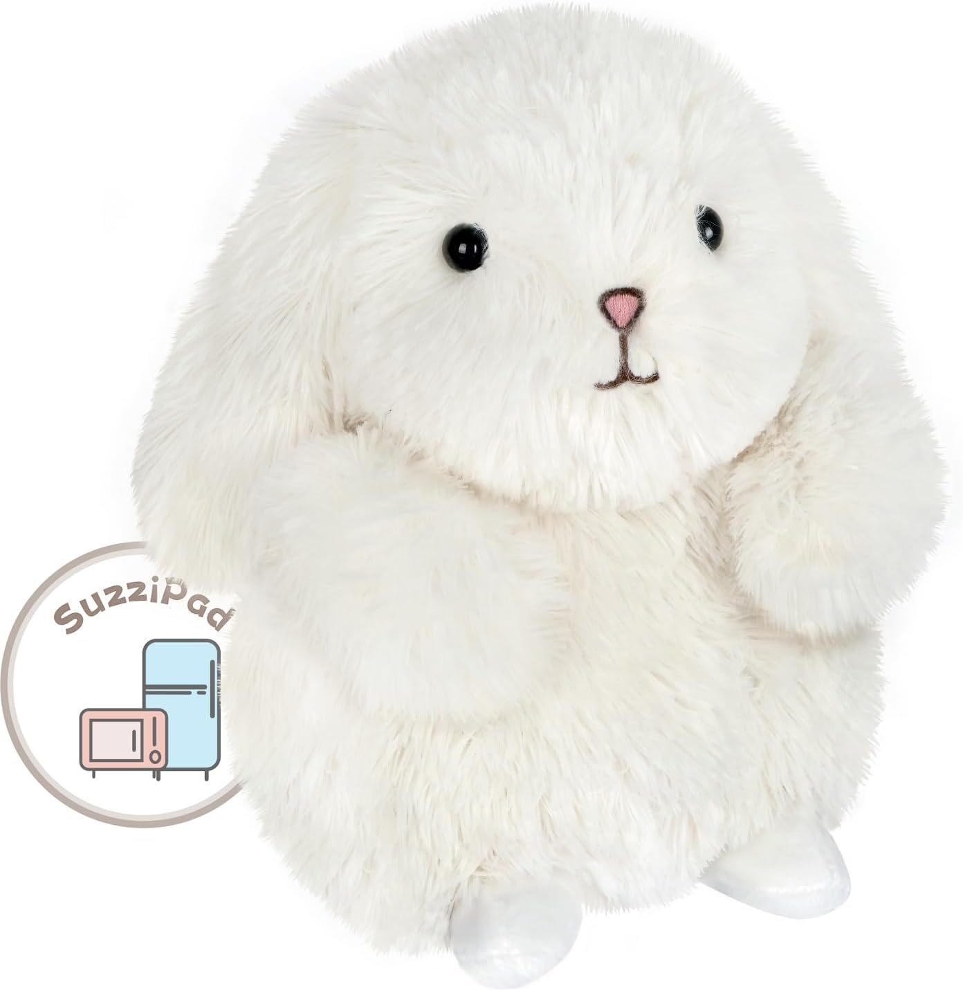 Bunny Stuffed Animal, Microwavable Stuffed Animal for Period Cramps Pain, Rabbit plush for Anxiety Relief, Bunny plush, Heated Stuffed Animals, Stress Relief Packages for Women & Girls, Unscented