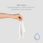 Ubbi Fragrance-Free Baby Wipes, 99% Water Based, Plant Based Wipes, Hypoallergenic for Sensitive Skin with Chamomile, Vitamin E & Aloe, EWG Verified, 1 Pack (72 Wipes Total)