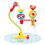 Yookidoo Submarine Spray Station Kids Bath Toy (Ages 2+) Mold-Free, Wall-Mounted, Battery-Operated Shower Head & Spin N Sprinkle Set for Fun Baby Bathtime Play with Magical Water Effects