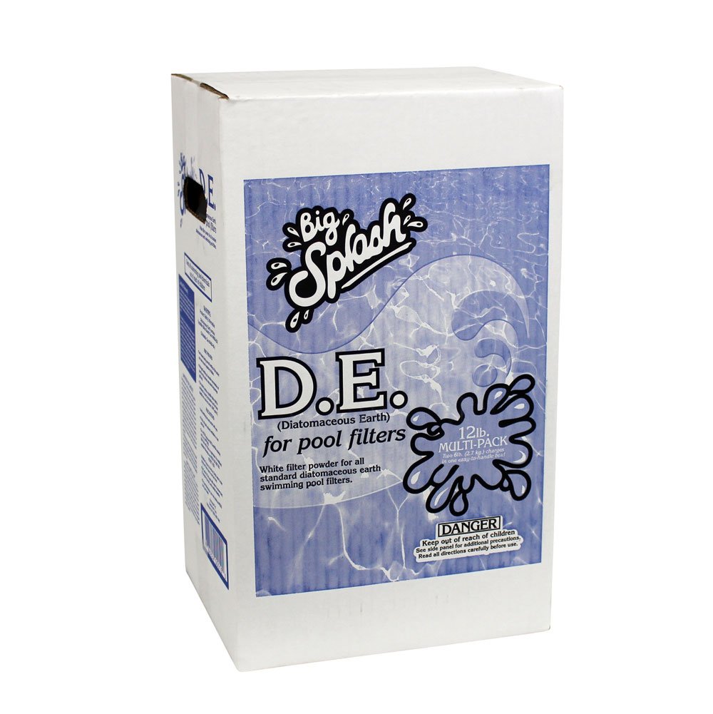 Robelle 24-Pounds Premium D.E. for Pool Filters, Diatomaceous Earth DE Pool Filter Powder, Made in USA