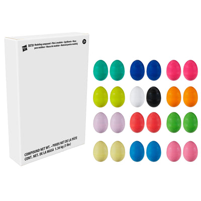 Play-Doh Eggs 24-Pack of Non-Toxic Modeling Compound for Kids 2 Years and Up for Party Favors, Easter Basket Stuffers, Pinata Toys, and More (Amazon Exclusive)