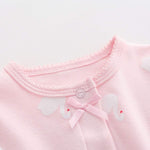 Baby One Piece Romper Soft Cotton Sleepwear Footed Jumpsuit for 0-12 Month Infant
