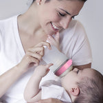 Comotomo Baby Bottle Single Pack, Pink, 8oz