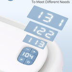 Momcozy Baby Wipe Warmer, Innovative Spring Design, Large Capacity Wipes Dispenser for 60-80pcs, Fast & Even Heating, 4 Modes of Temperature Heating Control, Diaper Wipe Warmer with Night Light, Blue