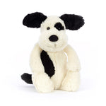 Jellycat If I were a Puppy Board Book and Bashful Black and Cream Puppy Stuffed Animal