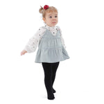 EPEIUS Toddlers Girl Tights Baby Boy Seamless Non Slip/Skid Grip Leggings Cotton Stockings Footed Pants Pantyhose for 12-24 Months,3 Pair Pack,Black/White/Grey