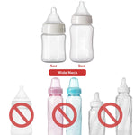 4 Pack Baby Bottle Handles for Evenflo Wide Neck 5oz & 9oz Baby Bottle, Bottle Holder for Newborn