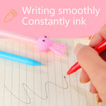 Muiyaneq 30Pcs Cute Cartoon Gel Black Ink Pens,Random Kawaii Writing Pens,Assorted Styles Pens for School Office Home Student Kids Present